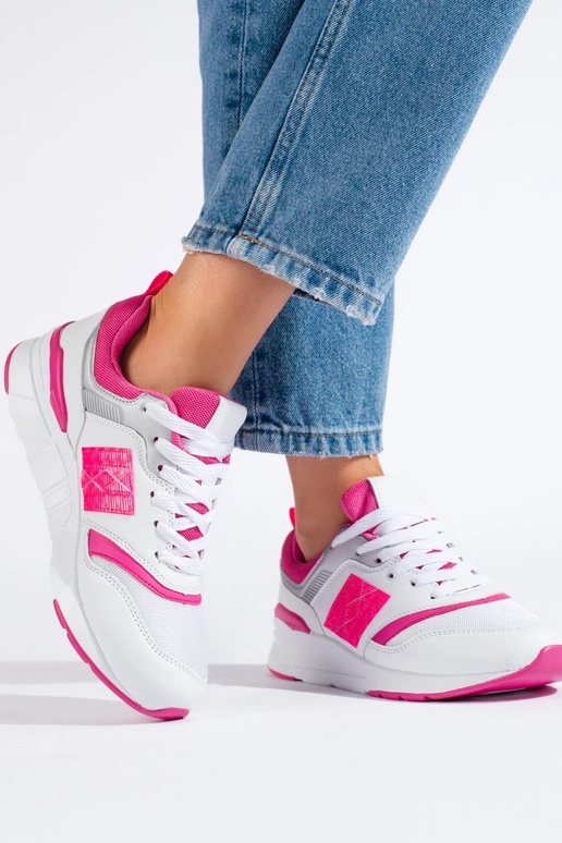 Sportschoenen Shelovet wit-roze kleur