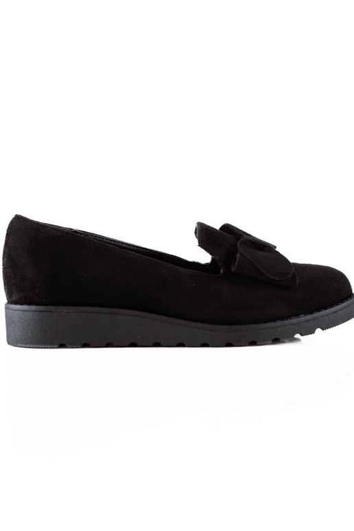 Suède enkellaarsjes met lint