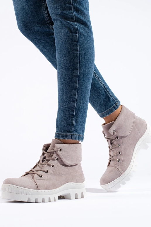 Lichtpaarse damesschoenen lente S.Barski