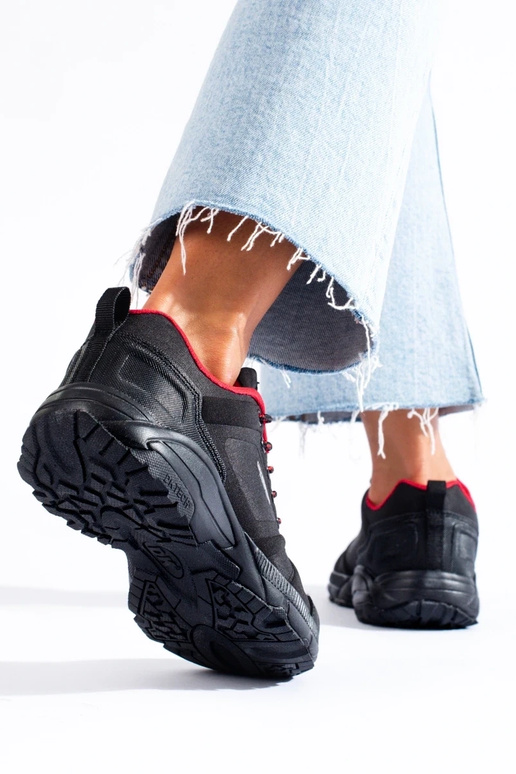 Trekkingschoenen DK zwart Rood Trekkingschoenen DK zwart Rood