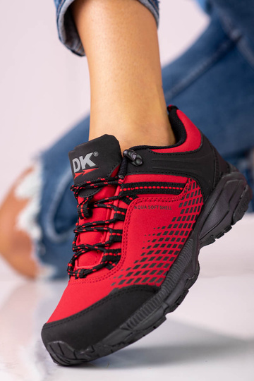 Rode trekking schoenen op... 2