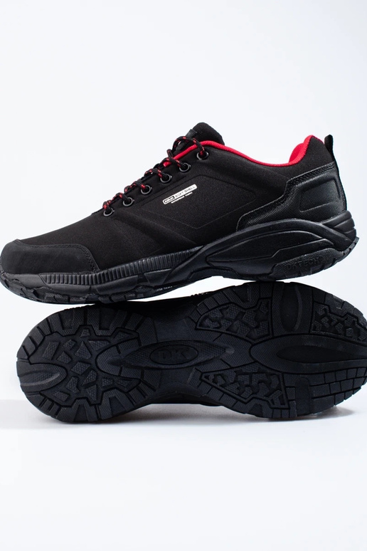 Heren wandelschoenen DK zwart rood...