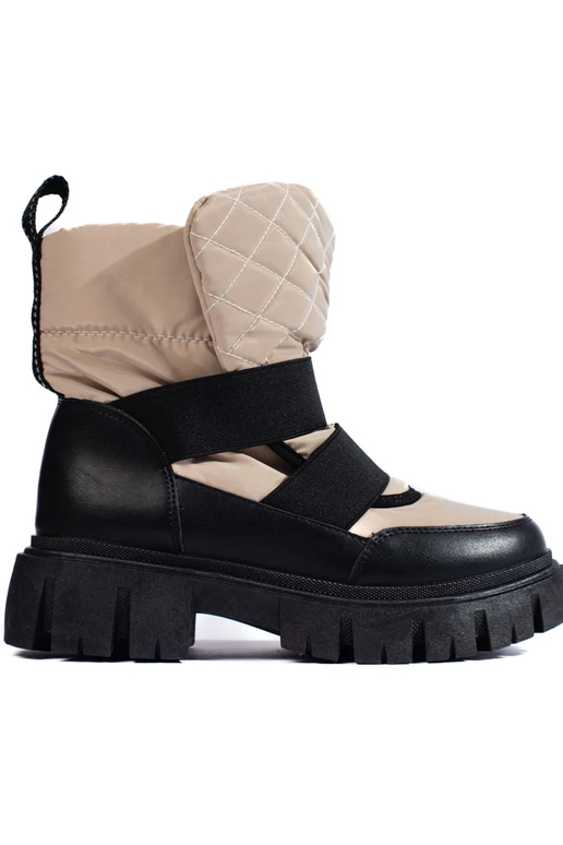 Damessnowboots met enorm platform in...
