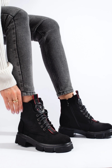 Lichte suède veterlaarzen... 2