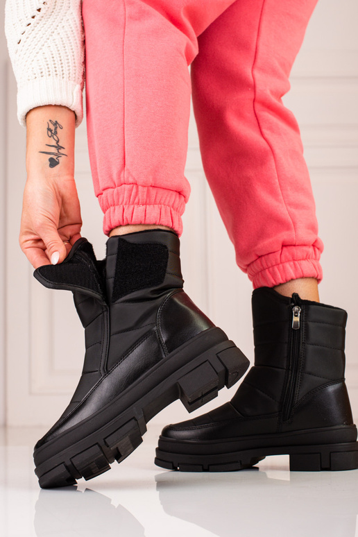 zwarte dames snowboots met... zwarte dames snowboots met...