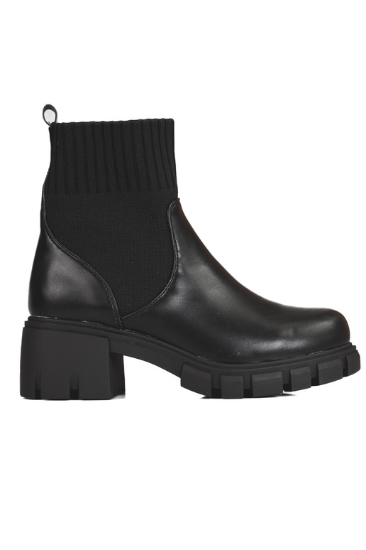 zwarte damesschoenen met flexibel...