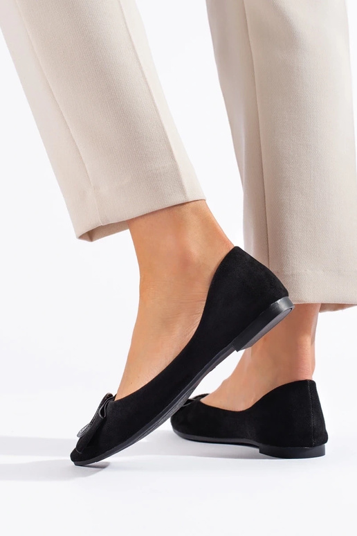 gemaakt van suède ballerina Shelovet... gemaakt van suède ballerina Shelovet...