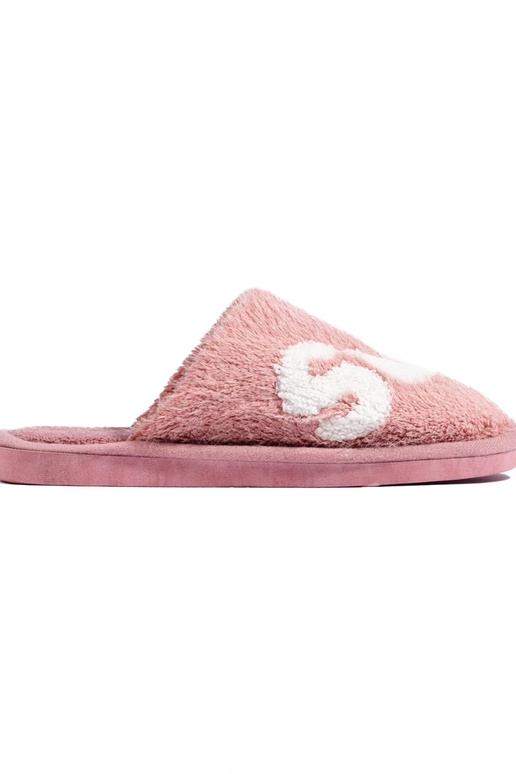 Warme pantoffels van Shelovet roze kleur