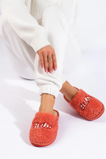 Slippers Shelovet oranje kleur 2