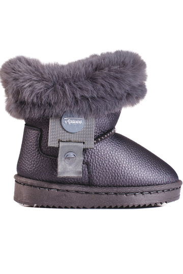 grijze snowboots voor...