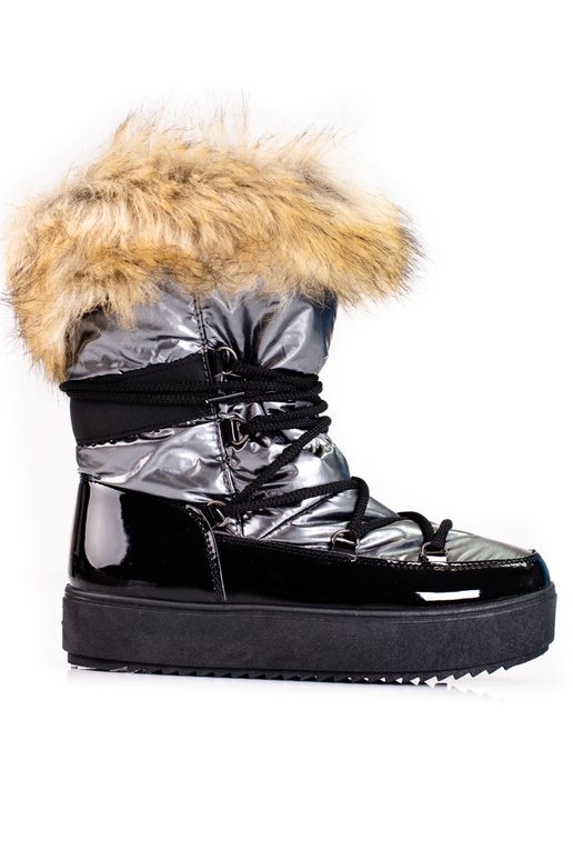 snowboots met plateau voor dames met...