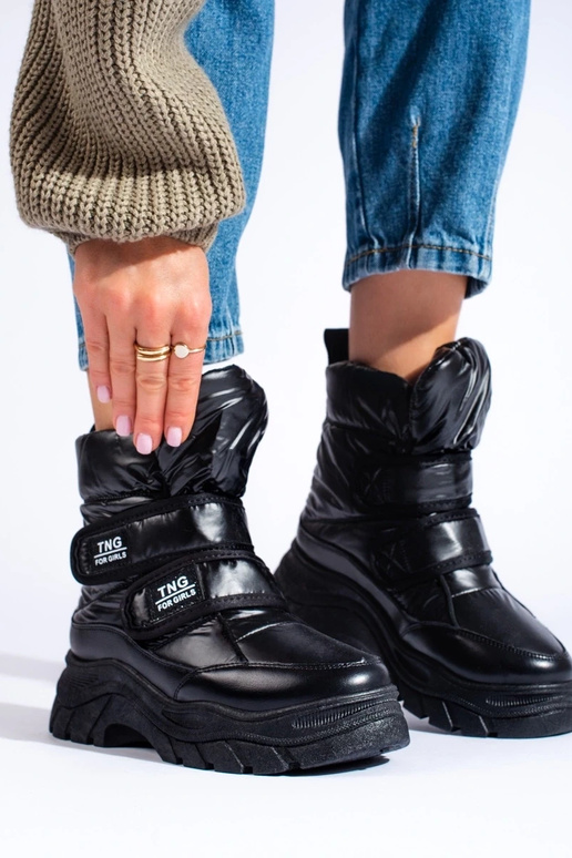 warme dames snowboots Potocki zwarte...