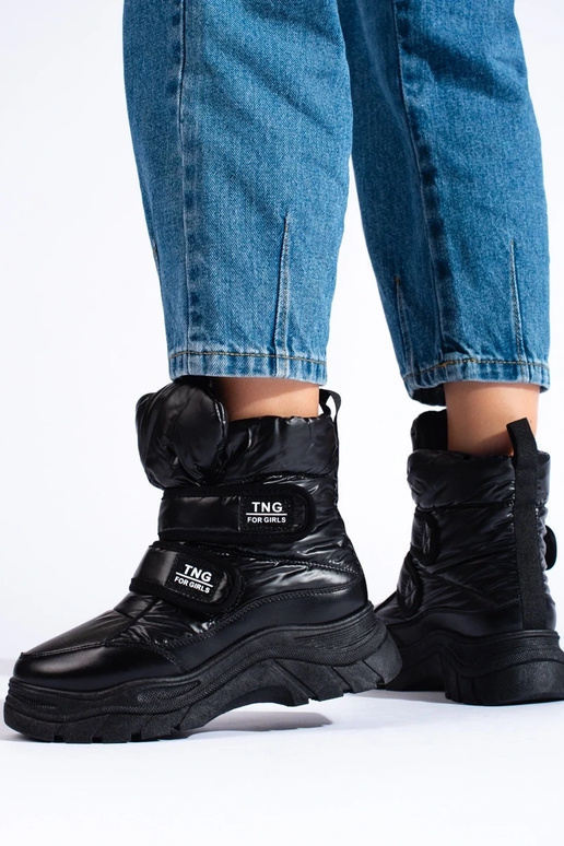 warme dames snowboots Potocki zwarte...