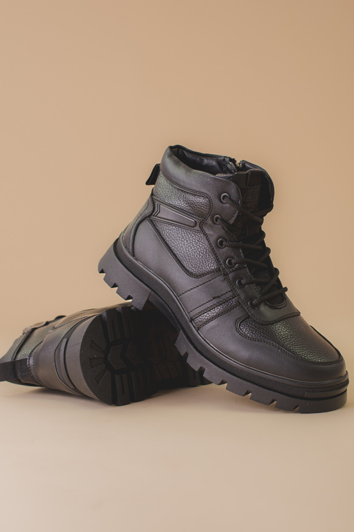 Heren isolerende laarzen van leer in...