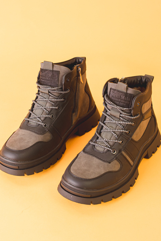 Heren isolerende laarzen van leer in...