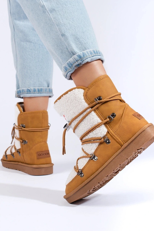 warm camel Dames snowboots