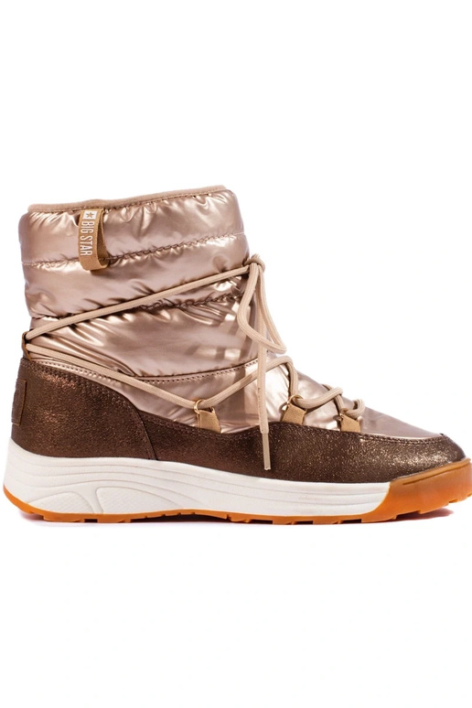 Korte gouden snowboots BIG STAR KK274276