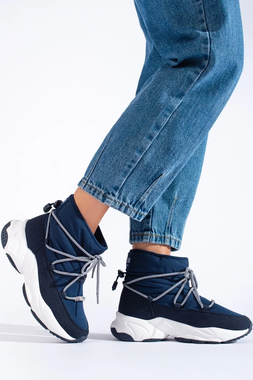 donkerblauwe dames snowboots BIG STAR... donkerblauwe dames snowboots BIG STAR...