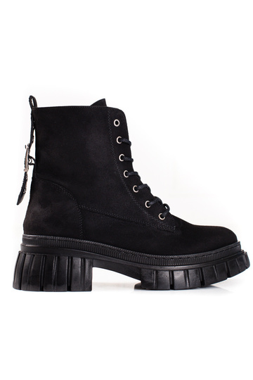 suède laarzen met platform...