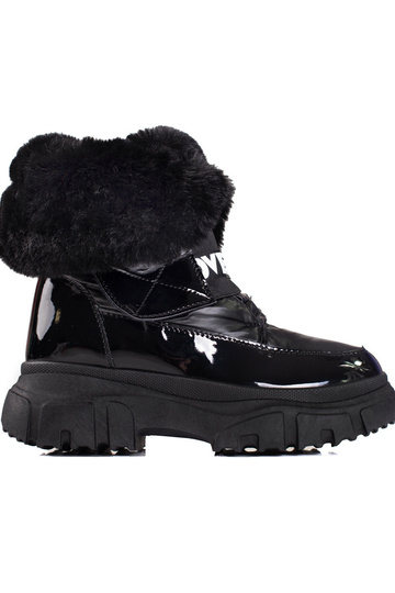 snowboots met elastische...