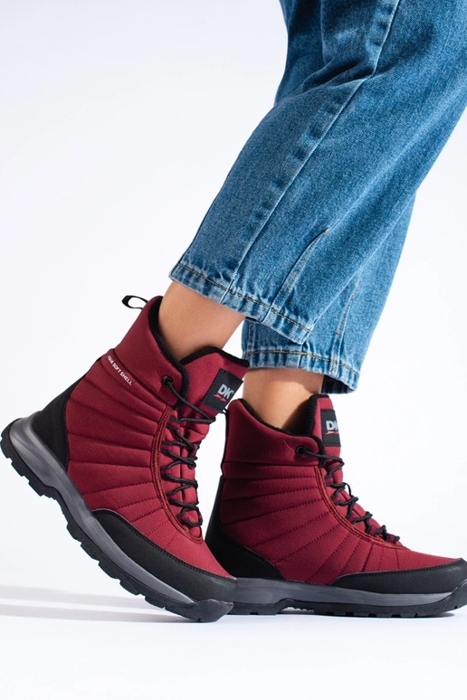 Dames snowboots DK INaterproof bordeaux Dames snowboots DK INaterproof bordeaux