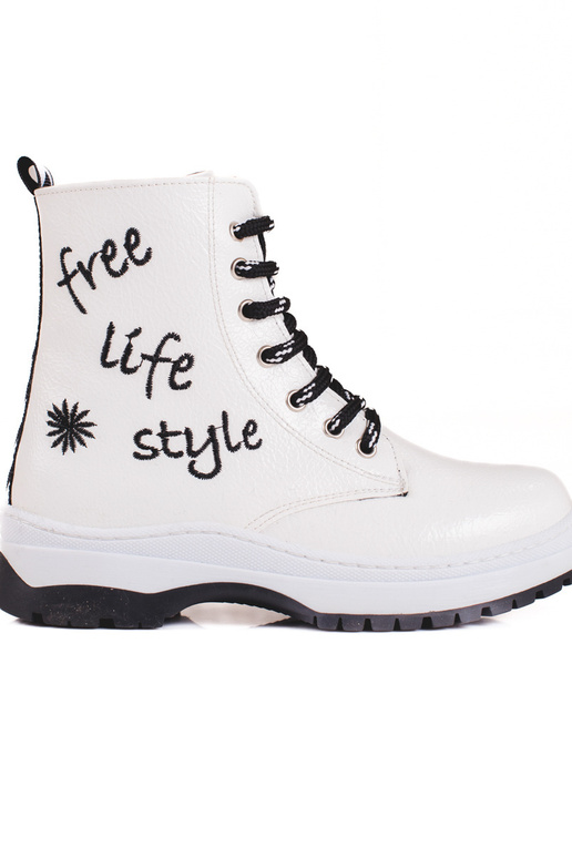 witte schoenen voor meisjes POTOCKI