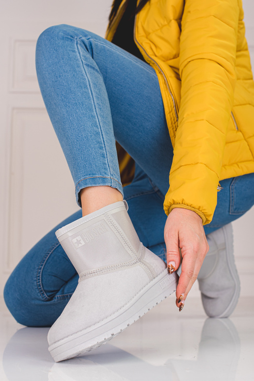 grijze dames snowboots kort Big Star...