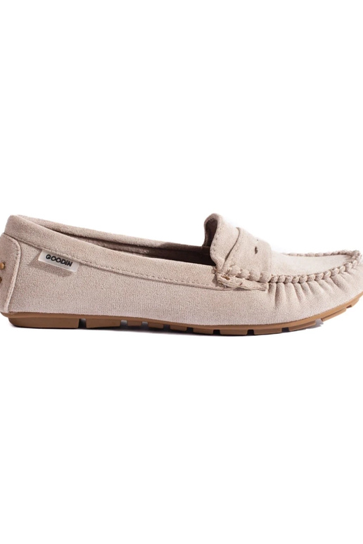 suède damesmocassins Shelovet beige suède damesmocassins Shelovet beige
