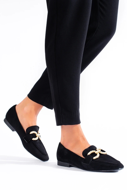 Damesmocassins Shelovet zwarte kleur