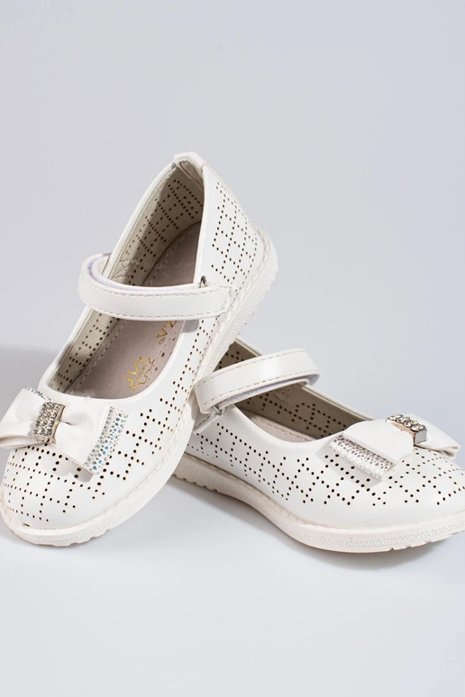 met opengewerkte elementen ballerina...