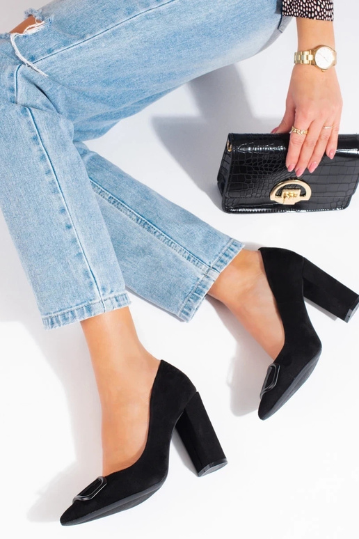 Vinceza zwarte suède schoenen met... Vinceza zwarte suède schoenen met...