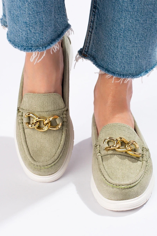 Comfortabele dames mocassins met... Comfortabele dames mocassins met...