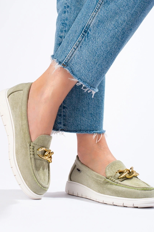 Comfortabele dames mocassins met... Comfortabele dames mocassins met...