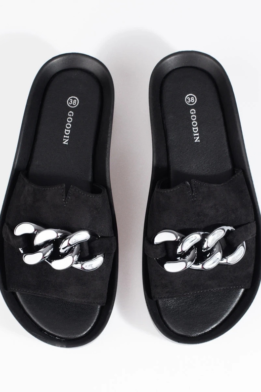 zwarte pantoffels met plateau... zwarte pantoffels met plateau...