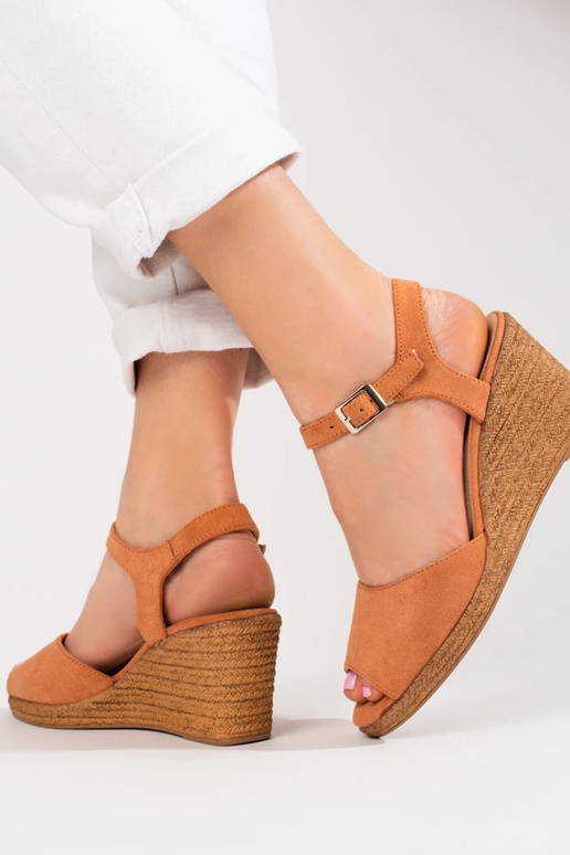 bruine sandalen van W. Potocki bruine sandalen van W. Potocki