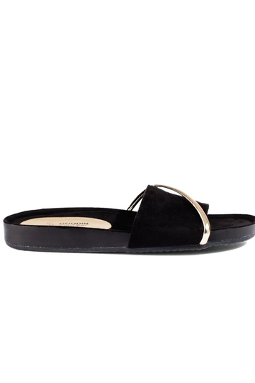 zwarte pantoffels Shelovet