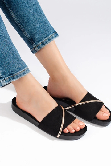 zwarte pantoffels Shelovet 2