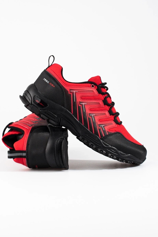 Heren wandelschoenen rode kleur DK