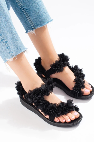 zwarte sandalen Shelovet 2