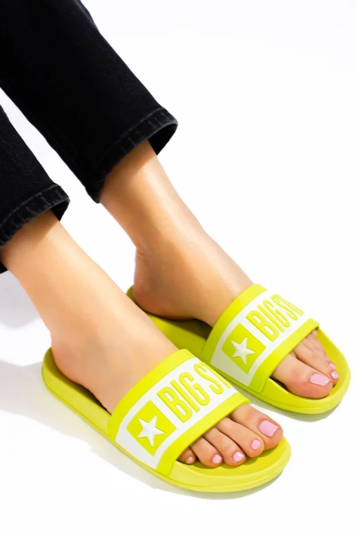 Slippers zółte Big Star ll274742