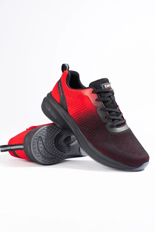 Sportieve herenschoenen DK rode kleur