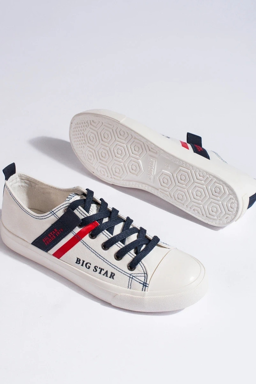 witte schoenen ecoleer BIG STAR LL174005