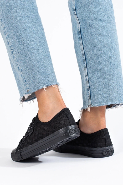 Zwarte klassiek model damessneaker...