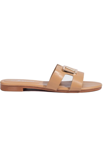 beige pantoffels Shelovet