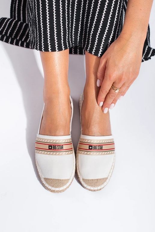 witte espadrilles BIG STAR LL274893
