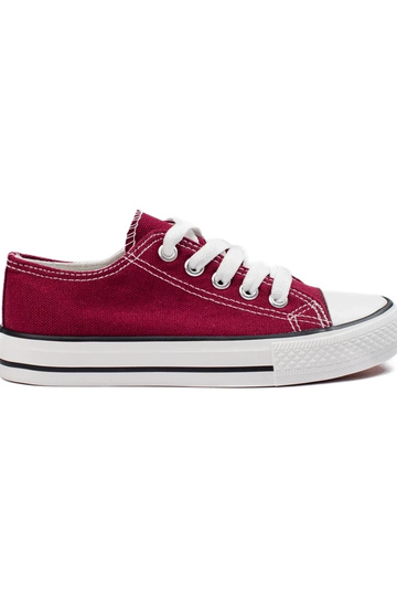 bordeauxrode schoenen met...