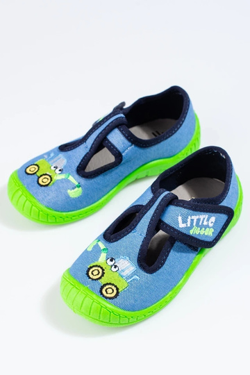 blauwe pantoffels Shelovet 2