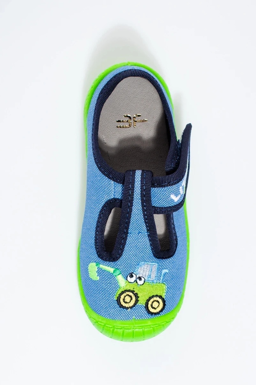 blauwe pantoffels Shelovet