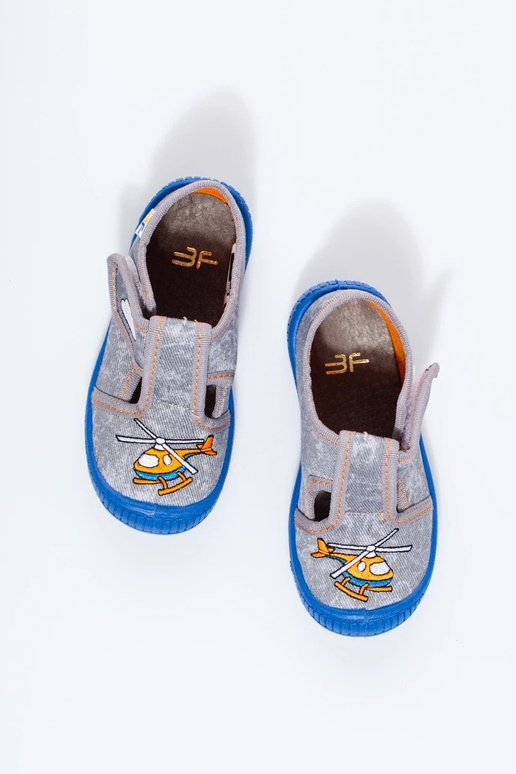 grijze pantoffels Shelovet