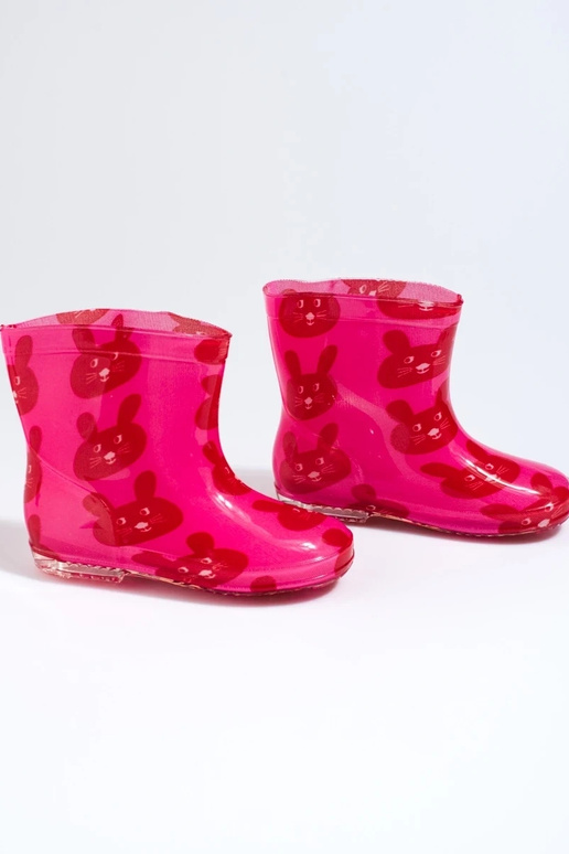 Roze rubberen kinderschoenen Shelovet